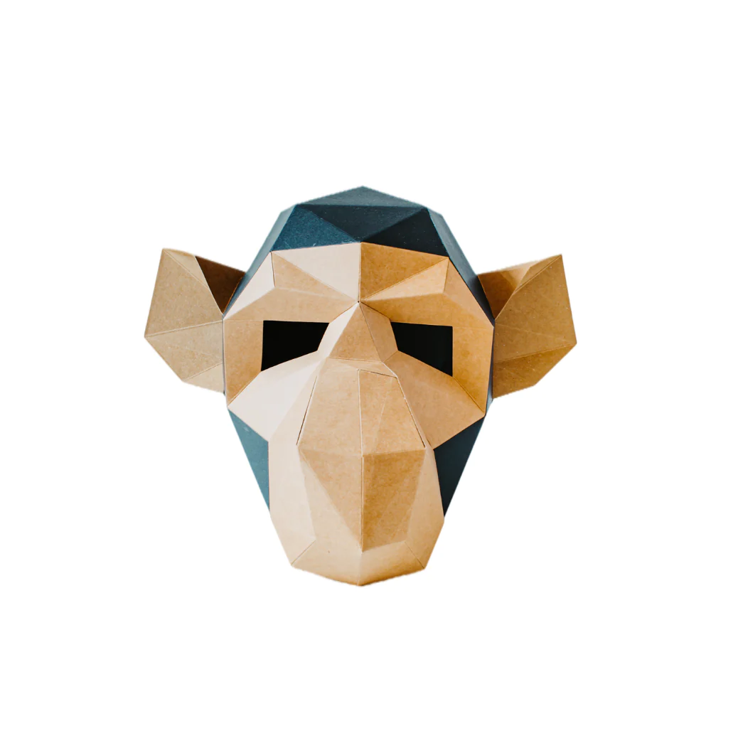 Cardboard Monkey Mask