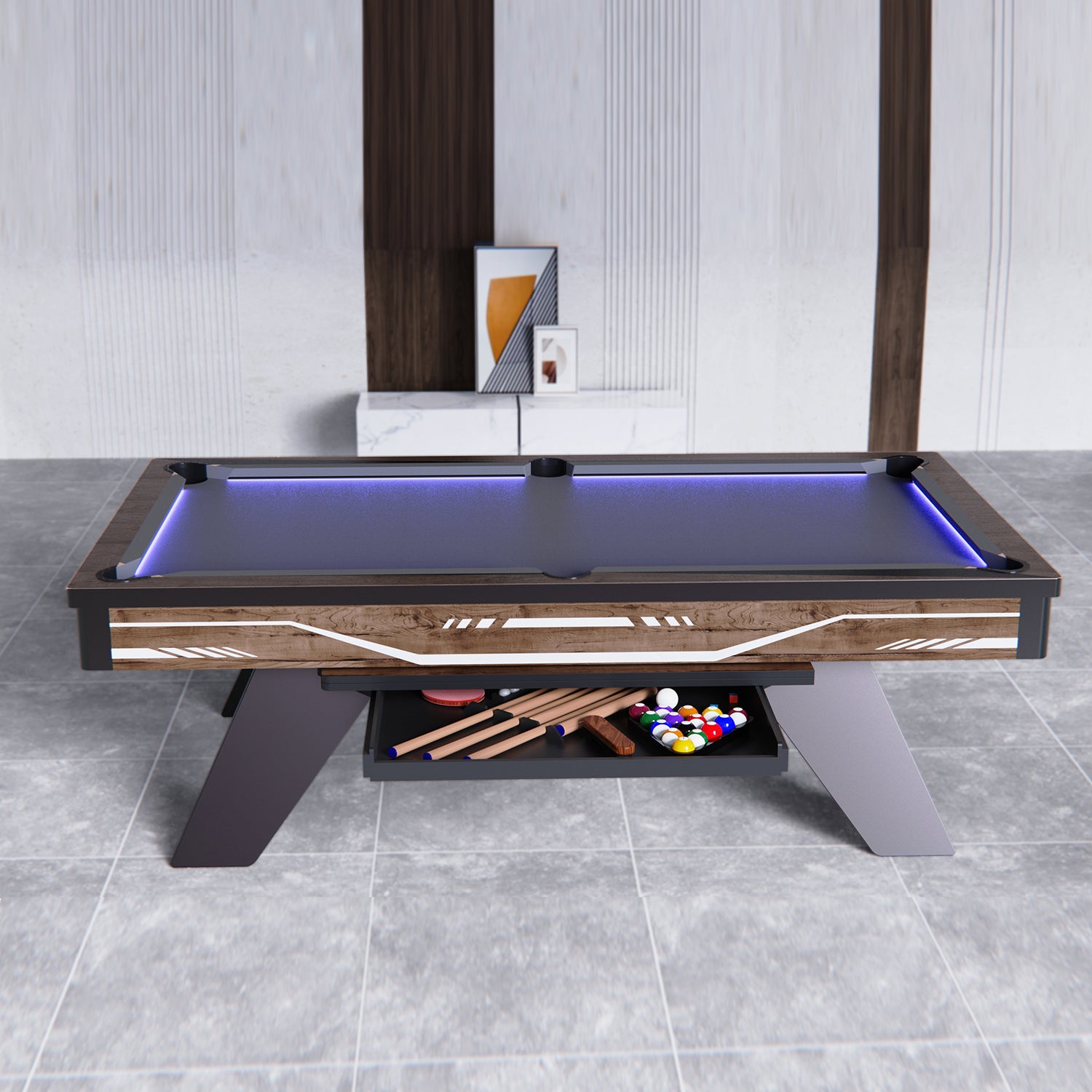 Cooma Dining/Office Pool Table-8FT 3IN1