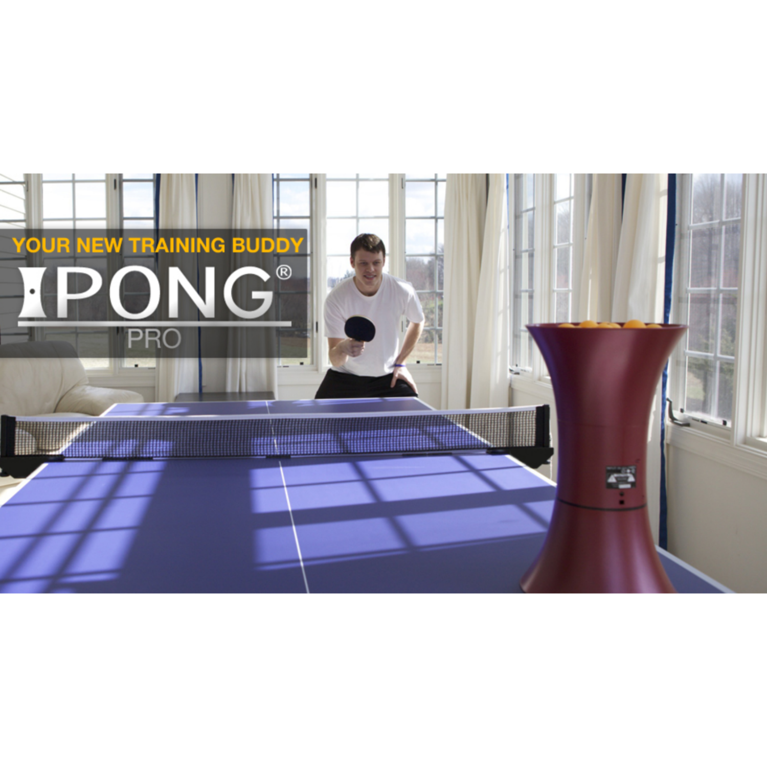 iPong Pro Table Tennis Practice Partner- Wired Remote
