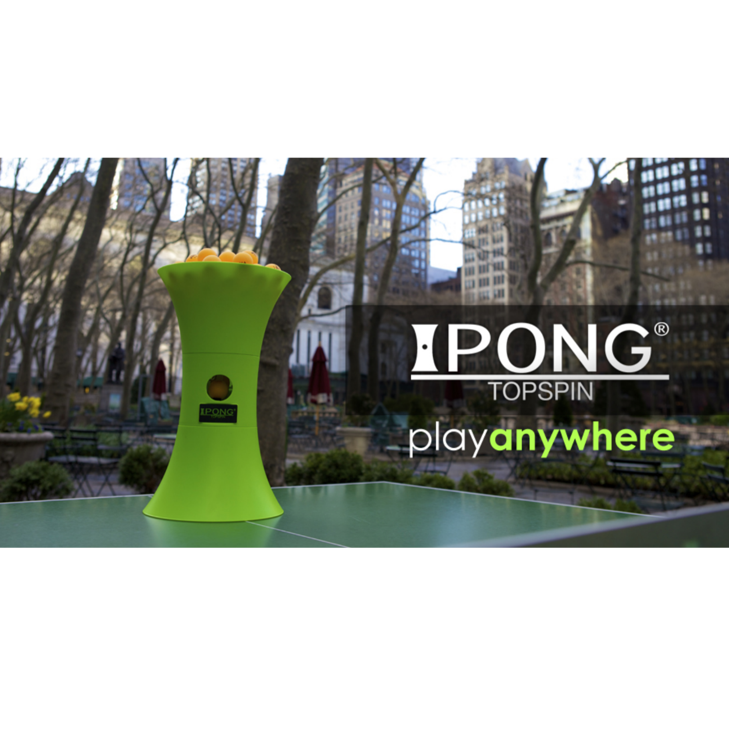 iPong Topspin Table Tennis Trainer Robot-Entry Level