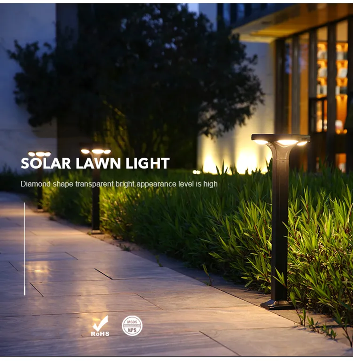 Outlux Solar Bollard Lights Landscape Lighting