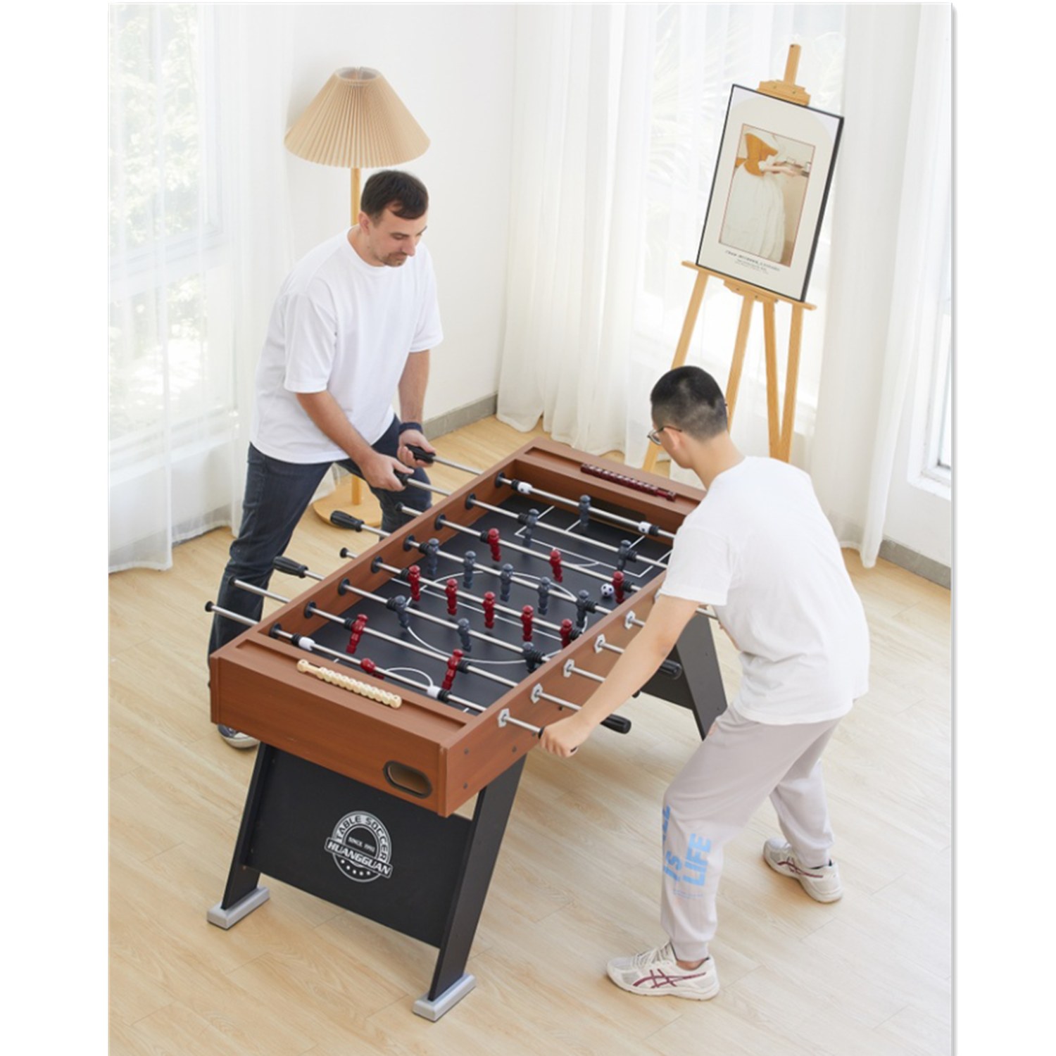 5FT Foosball Soccer Table| Solid Steel Rods
