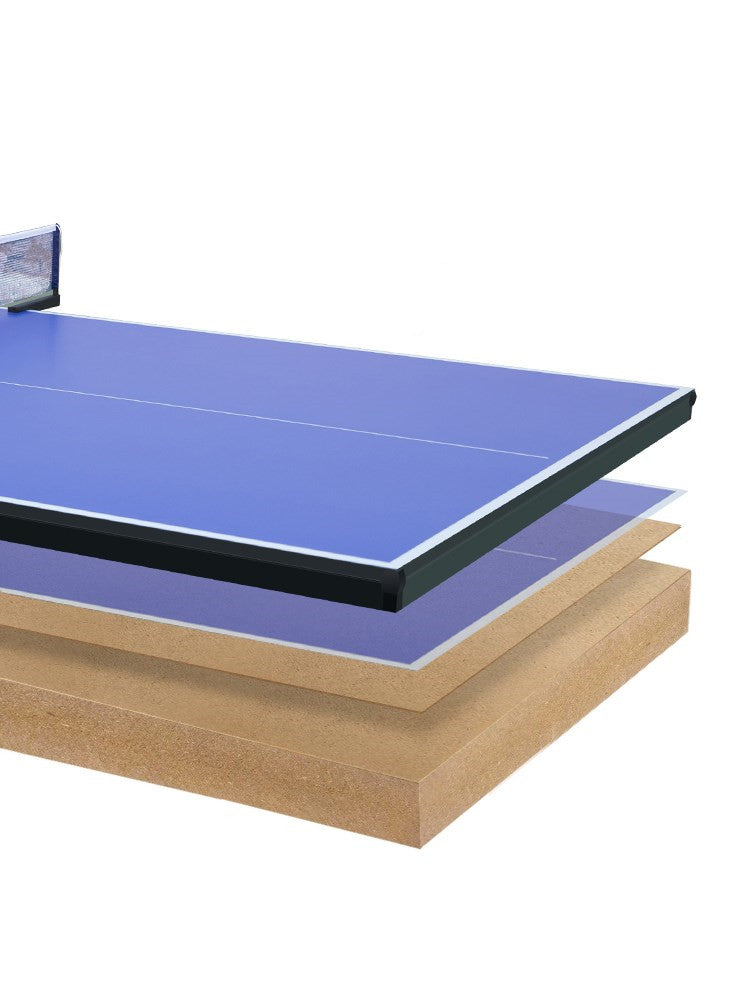 19mm Standard Ping Pong Table Tennis Top for Pool Billiard Table w Bats Balls