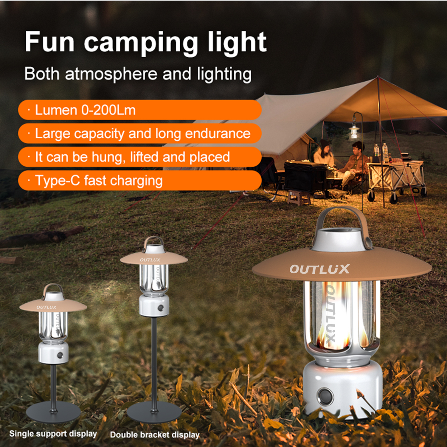 OUTLUX Multi-function Camping Lamp