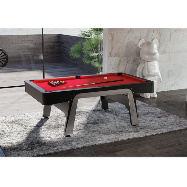 StarTrek 3IN1 Pool Table8FT Red/Top Storage Uxuan Sports
