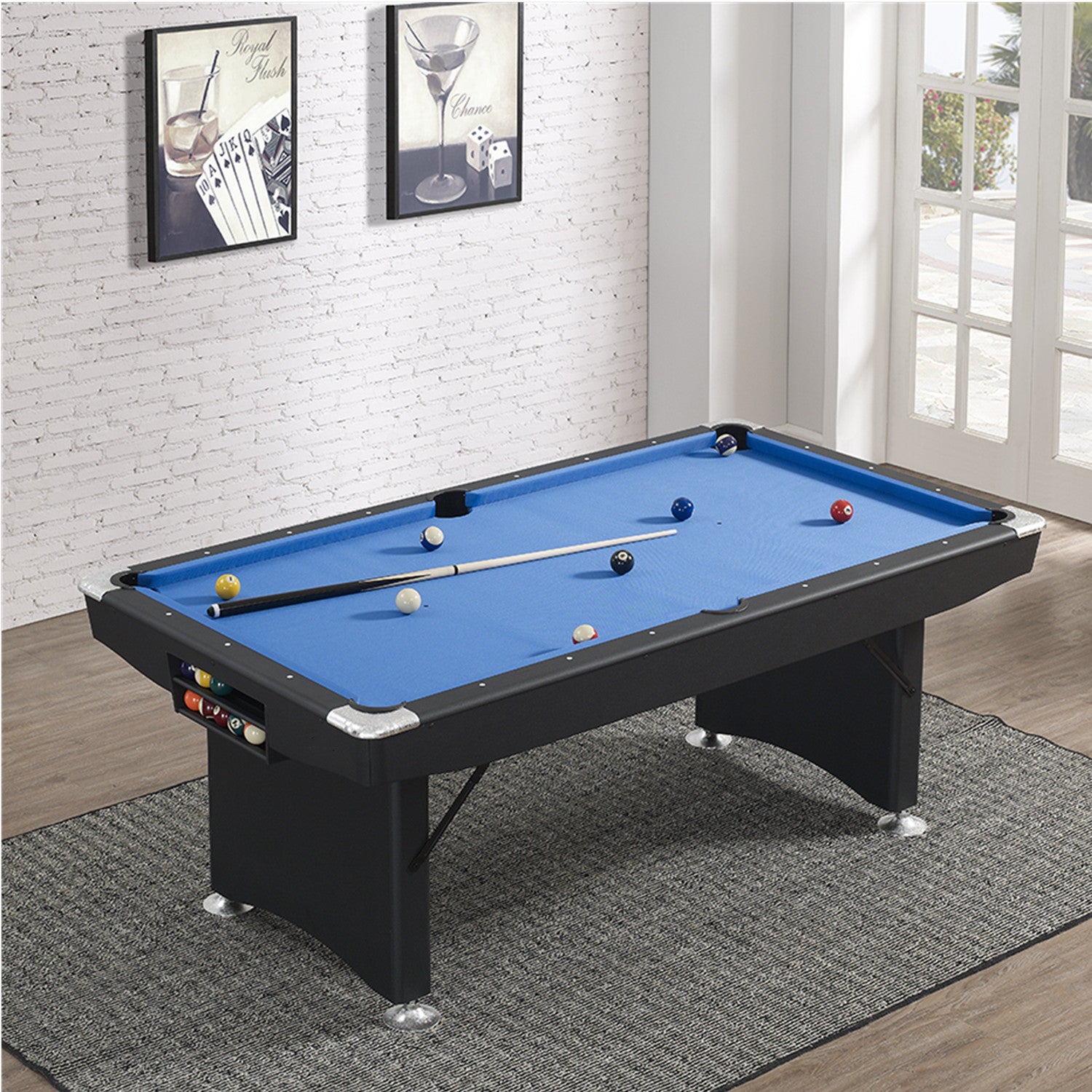 Winner 8FT Dining Pool Table-3IN1 Foldable|No Assembly Required