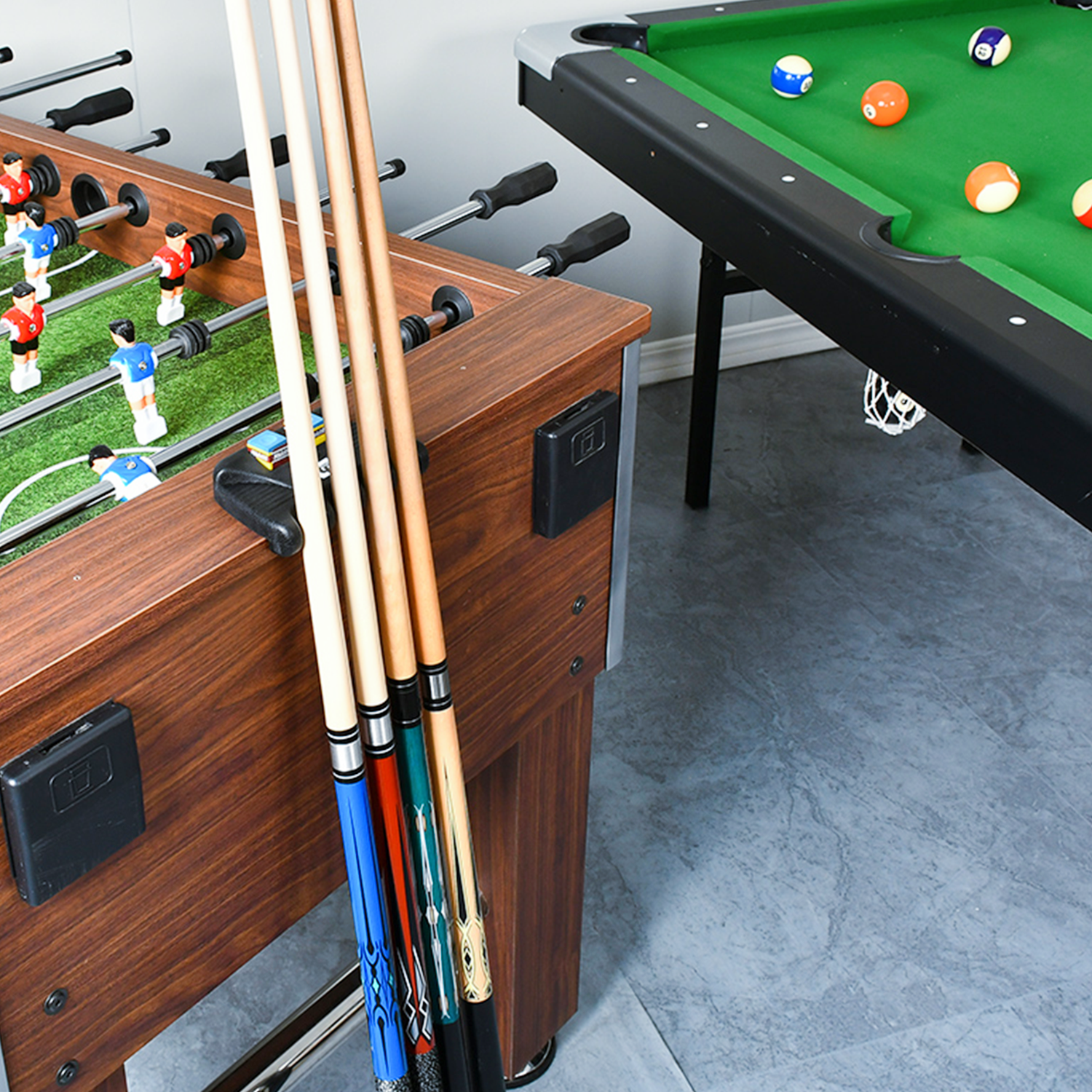 Portable Pool Cue Rack