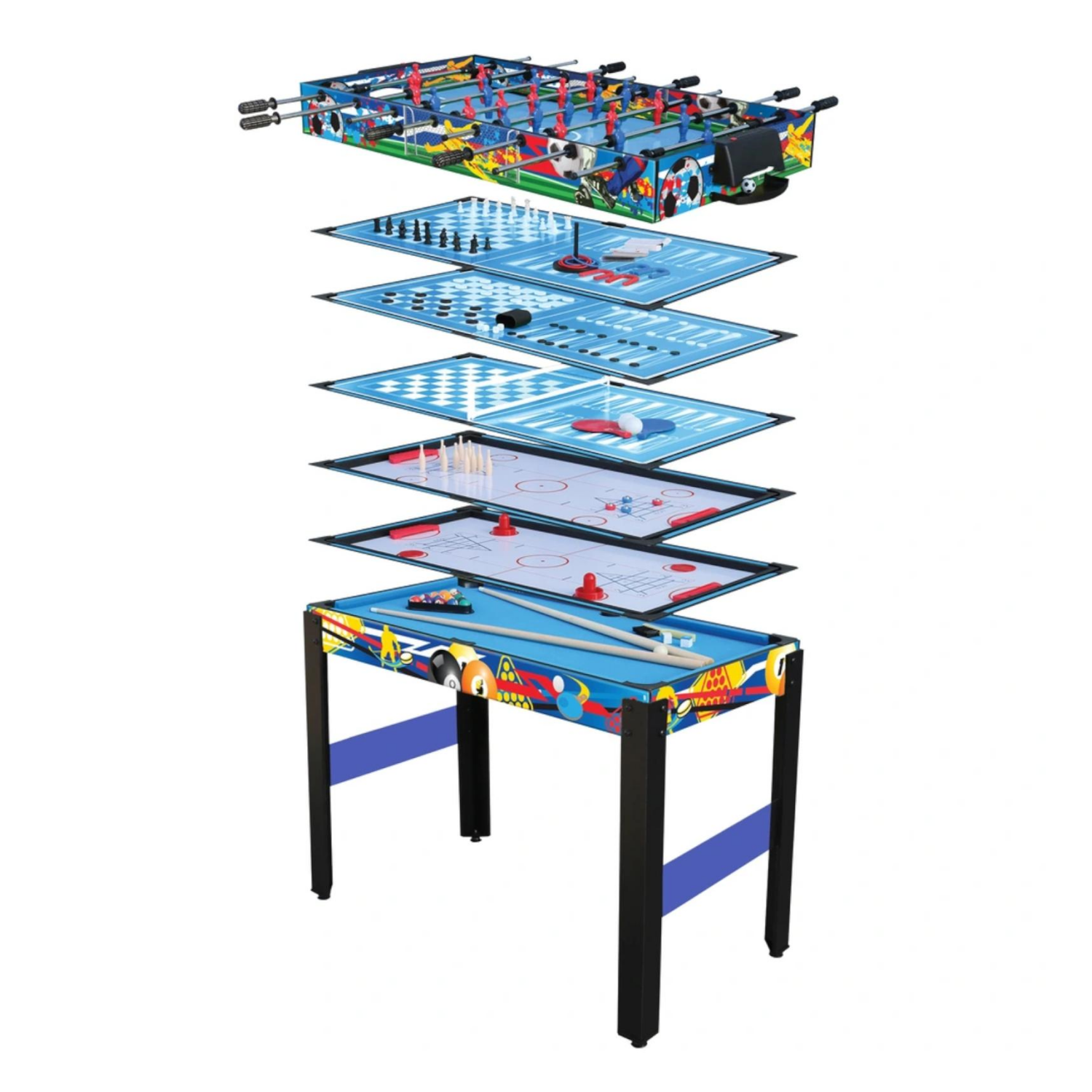 4FT 12IN1 Multi Game Table | Kids Entertainment