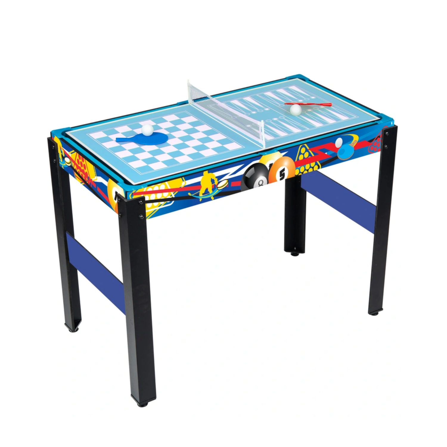 4FT 12IN1 Multi Game Table Kids Entertainment Uxuan Sports 4ft 12in1 multi game table kids entertainment uxuan sports