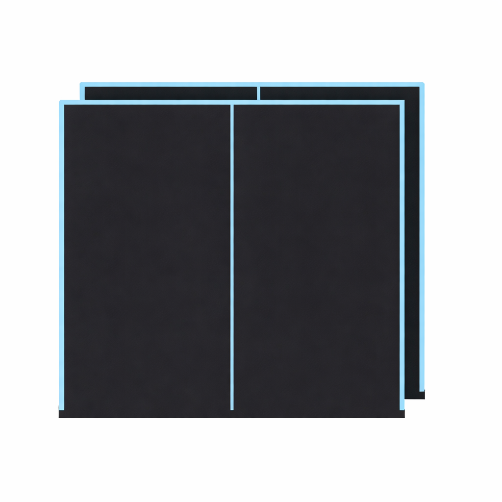 19mm AURA Table Tennis Top-BlueLine