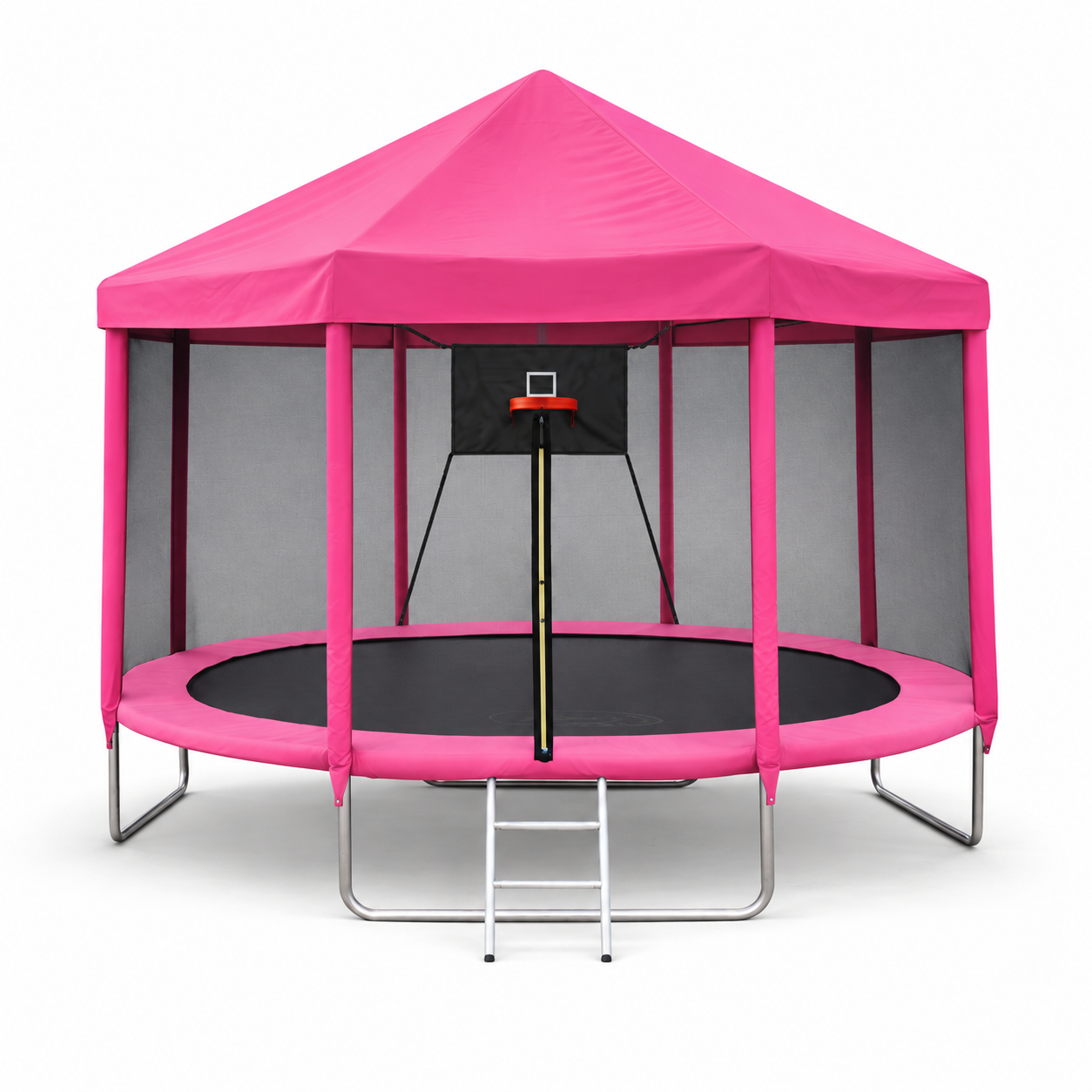 12FT SKYJUMP Trampoline(Pink) - Uxuan Sports