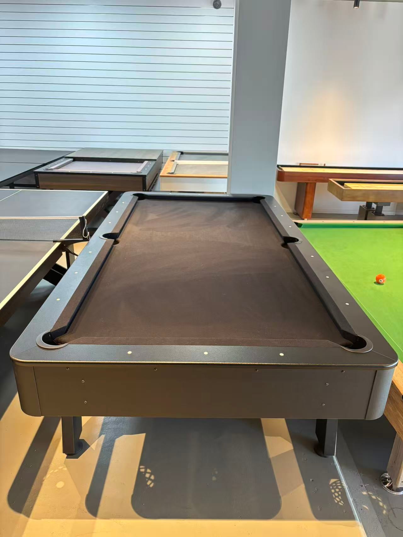 StarTrek Single Pool Table-Black Felt Display Model