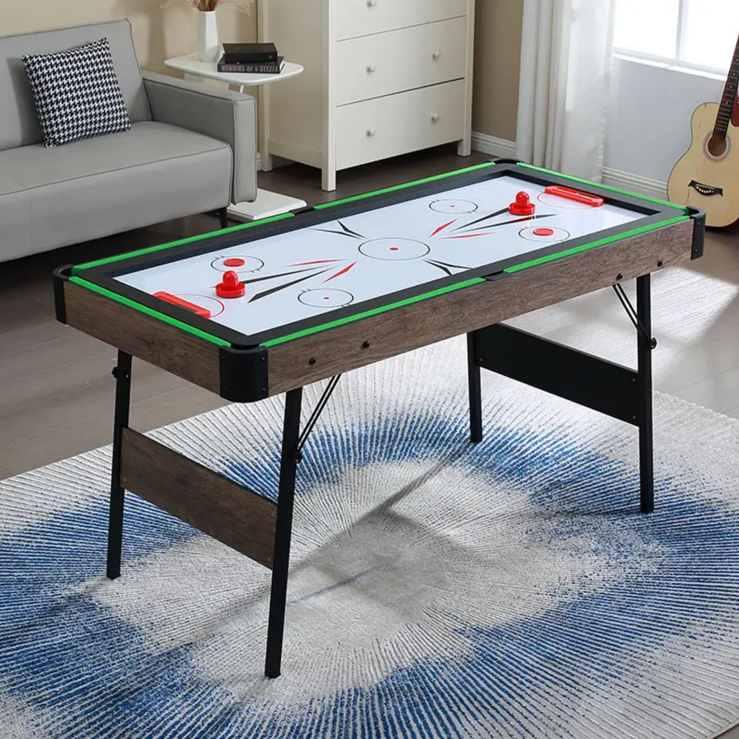 5FT 3IN1 Game Table | Pool Table/Table Tennis/Hockey