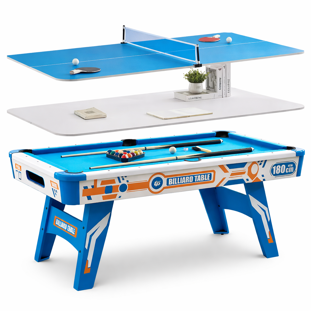 6FT 3IN1 Rising Star Pool Table-Ball Return Function