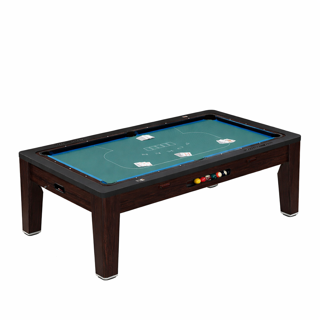 7FT 6IN1 Challenger Pool Table-Walnut
