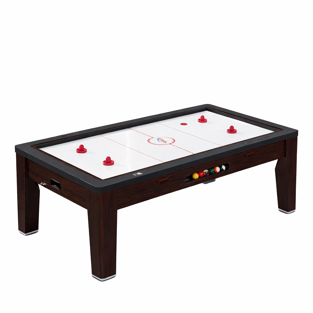 7FT 6IN1 Challenger Pool Table-Walnut
