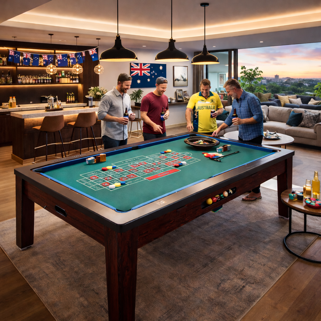 7FT 6IN1 Challenger Pool Table-Walnut