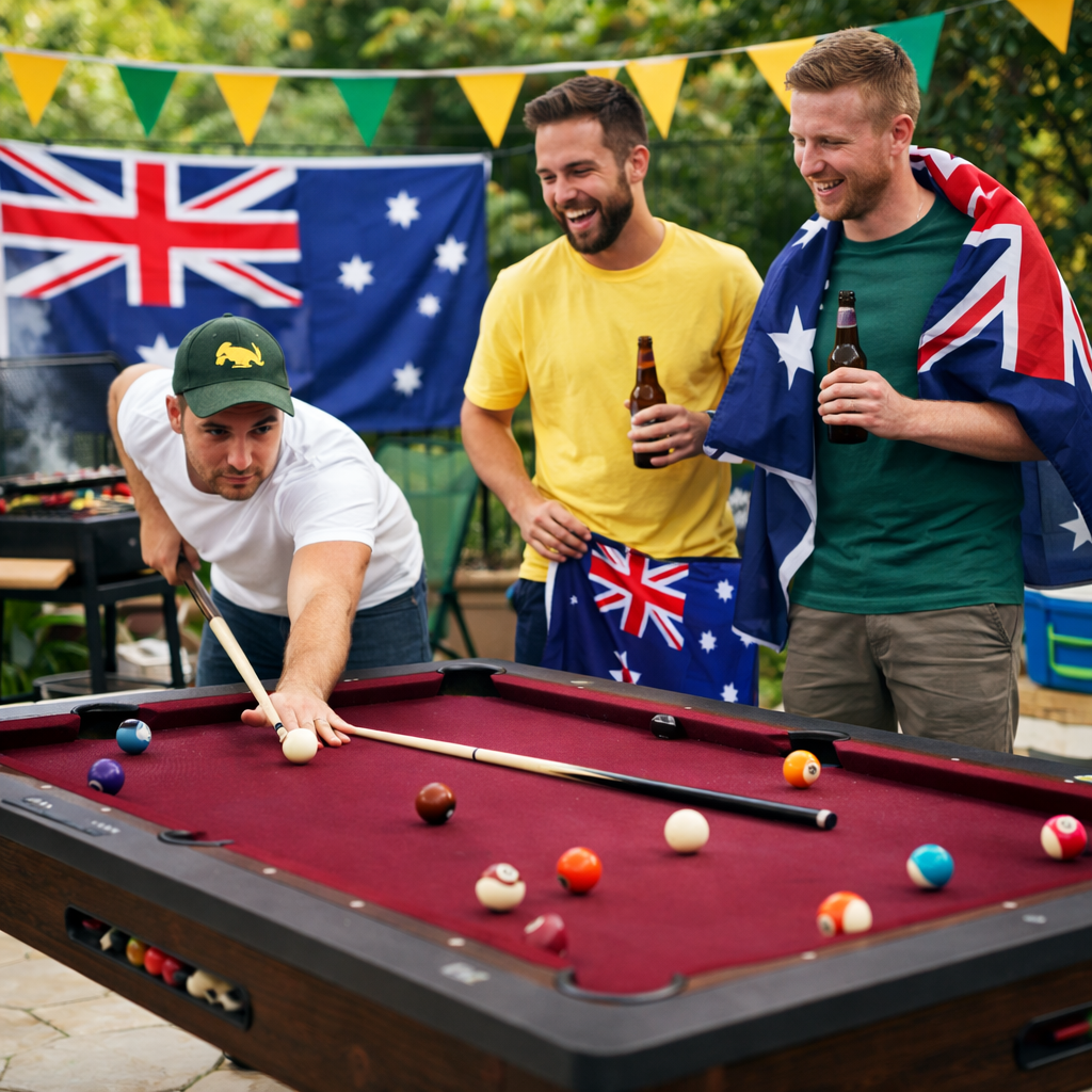 7FT 6IN1 Challenger Pool Table-Walnut