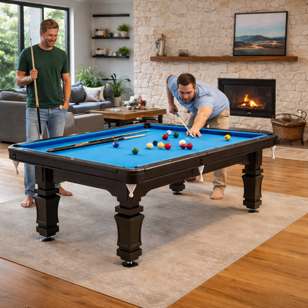 Oxford Slate Pool Table - 7FT Professional Billiard/Blue
