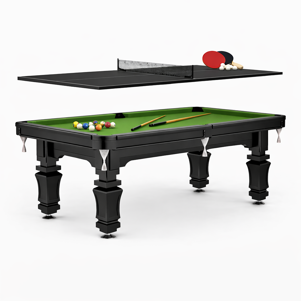 Oxford Slate Pool Table - 7FT Solid Wood Billiard/Green