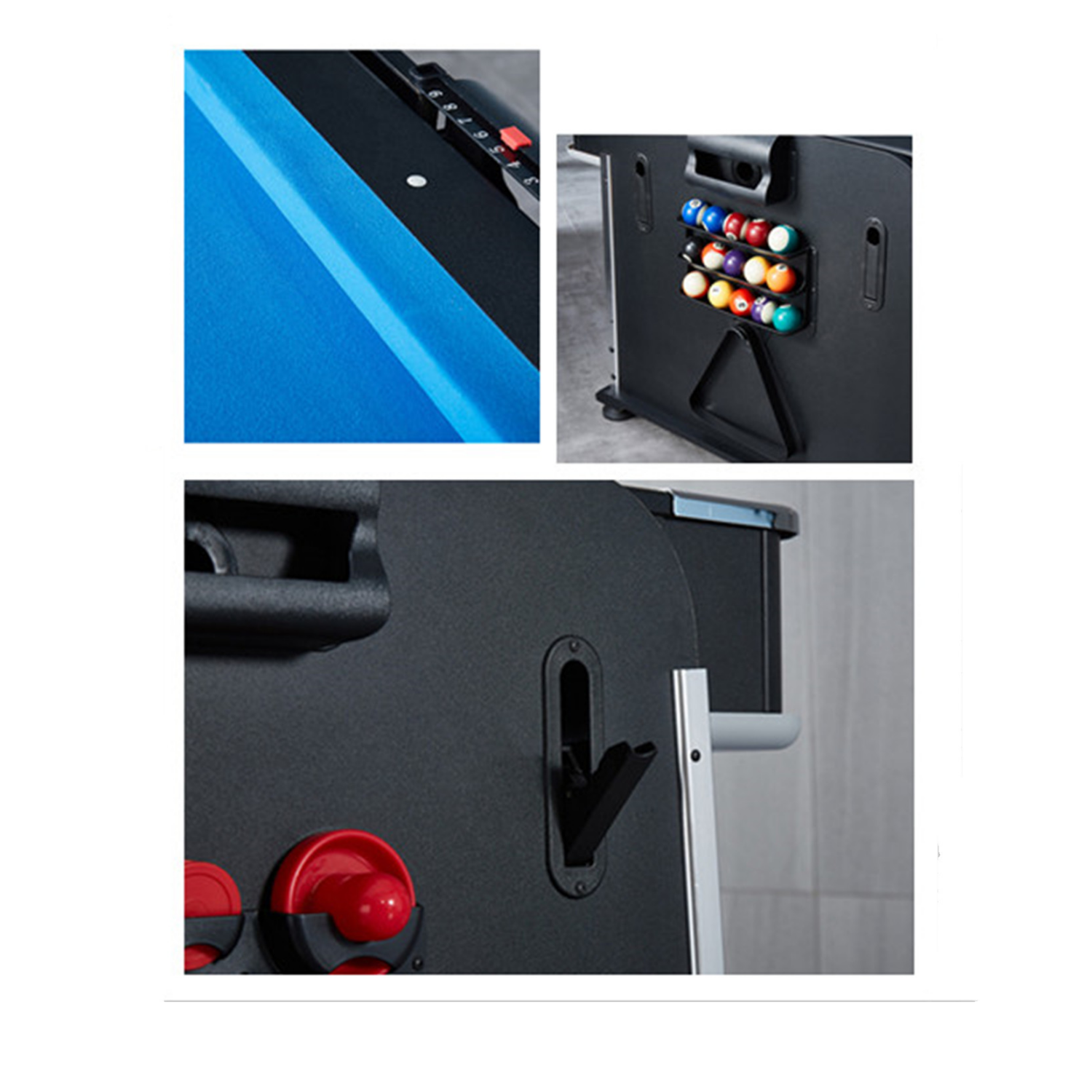 7FT 4IN1 Convertible Pool Table Locker