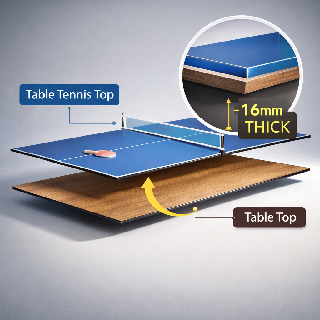 7FT 4IN1 Convertible Pool Table-Walnut Premium Quality(Blue Felt)