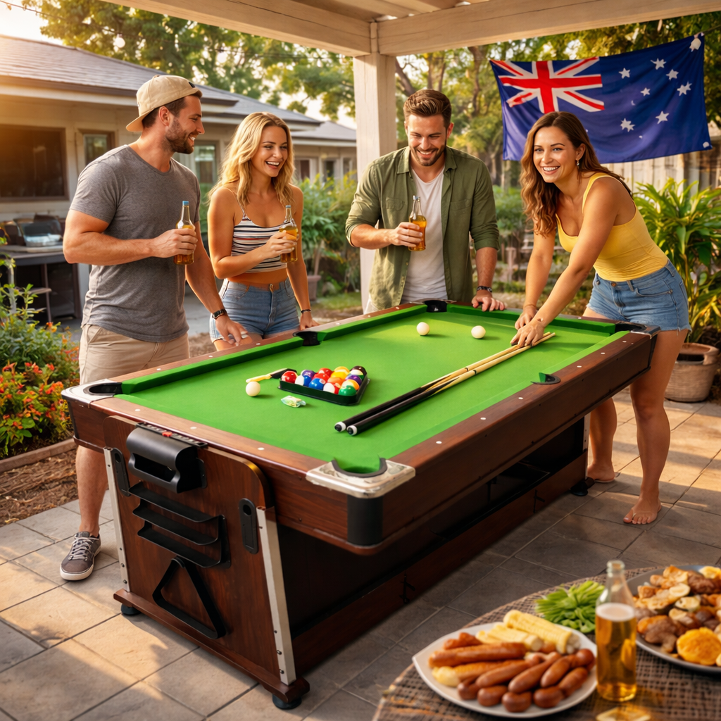 7FT Convertible Game Table - Walnut/Green Felt