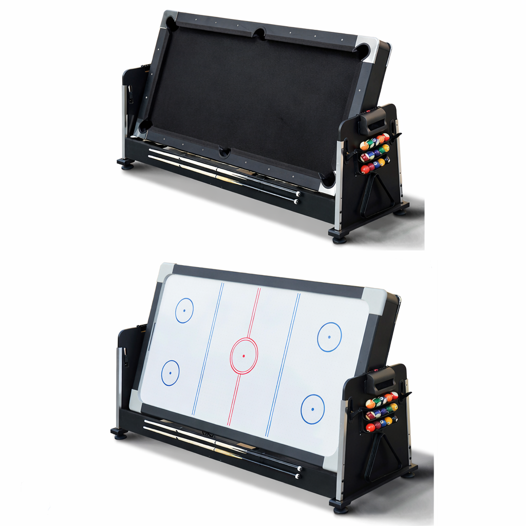7FT 4IN1 Convertible Pool Table-Black