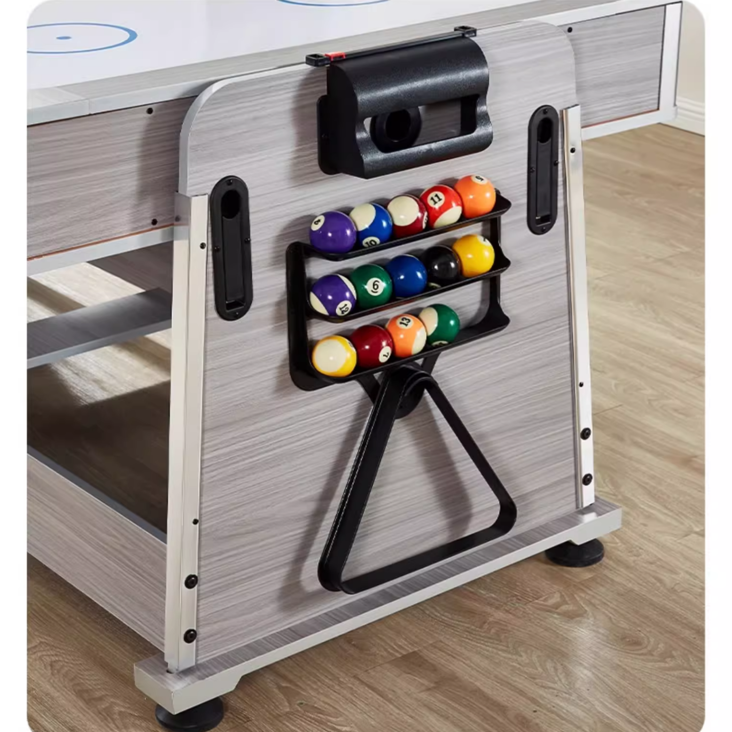 7FT 4IN1 Convertible Pool Table-Premium Quality Black Felt
