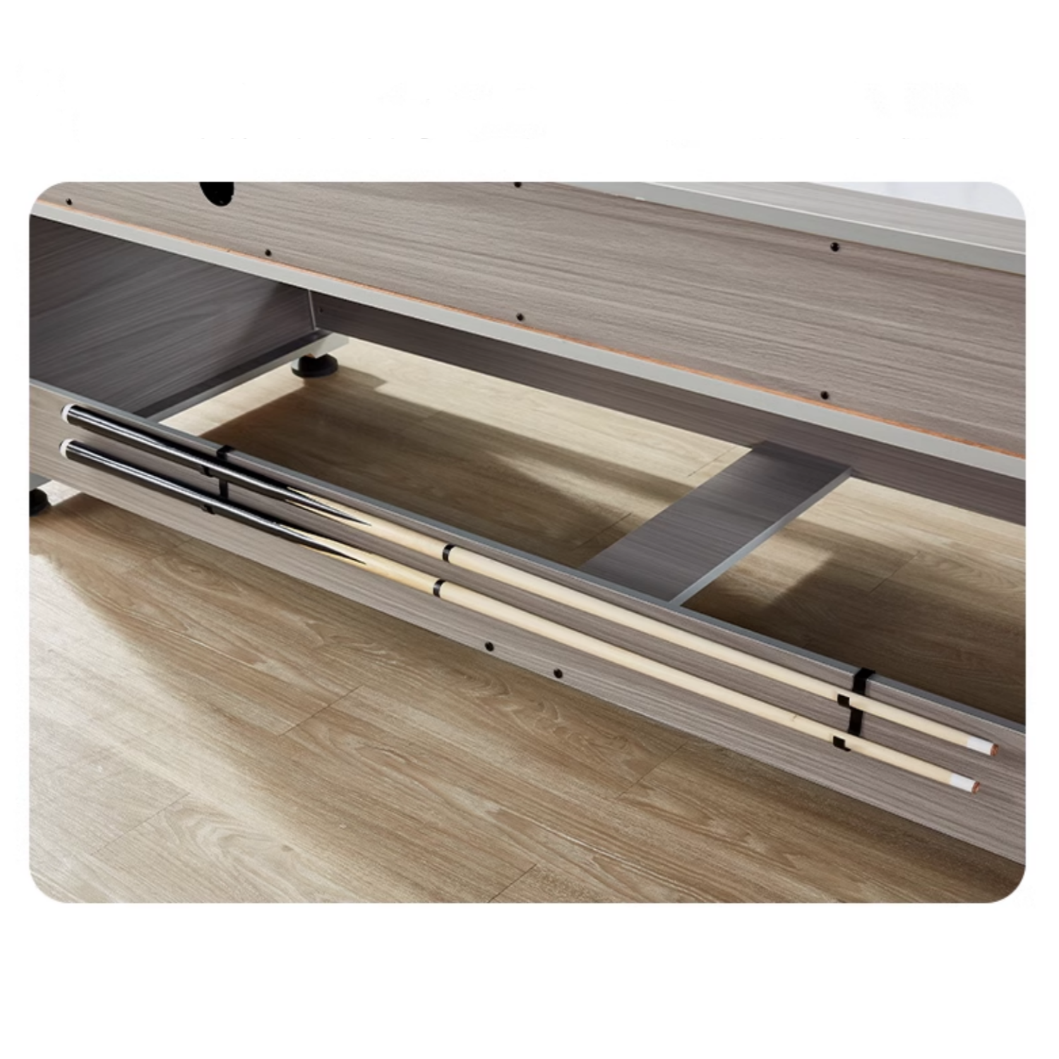 7FT 4IN1 Convertible Pool Table-Premium Quality Black Felt
