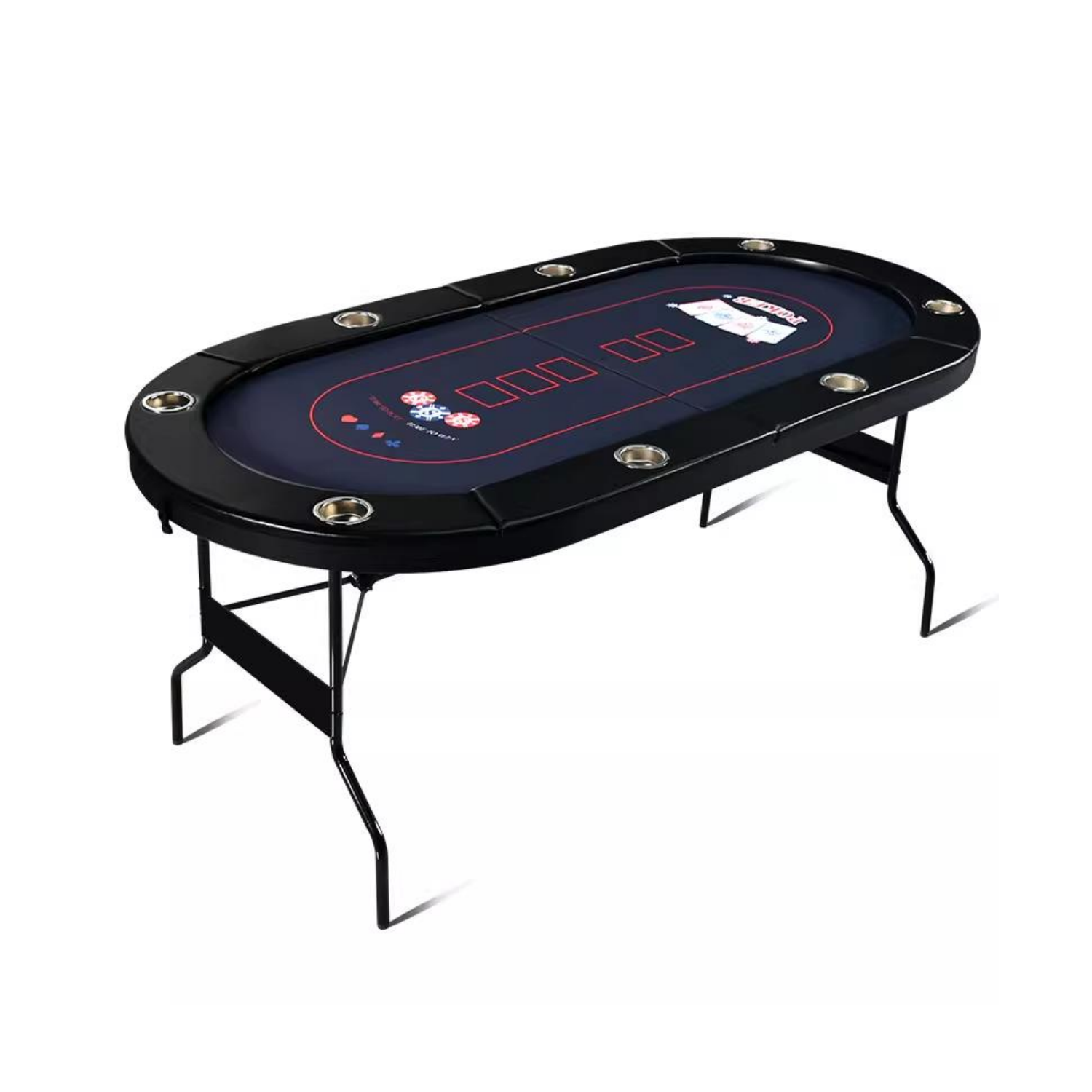 8-Player Foldable Poker Table-Uxuan Sports