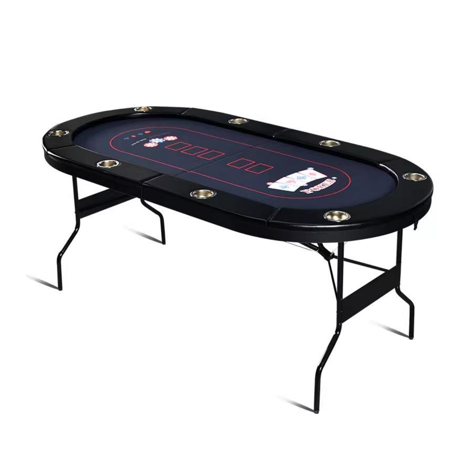 8-Player Foldable Poker Table-Uxuan Sports