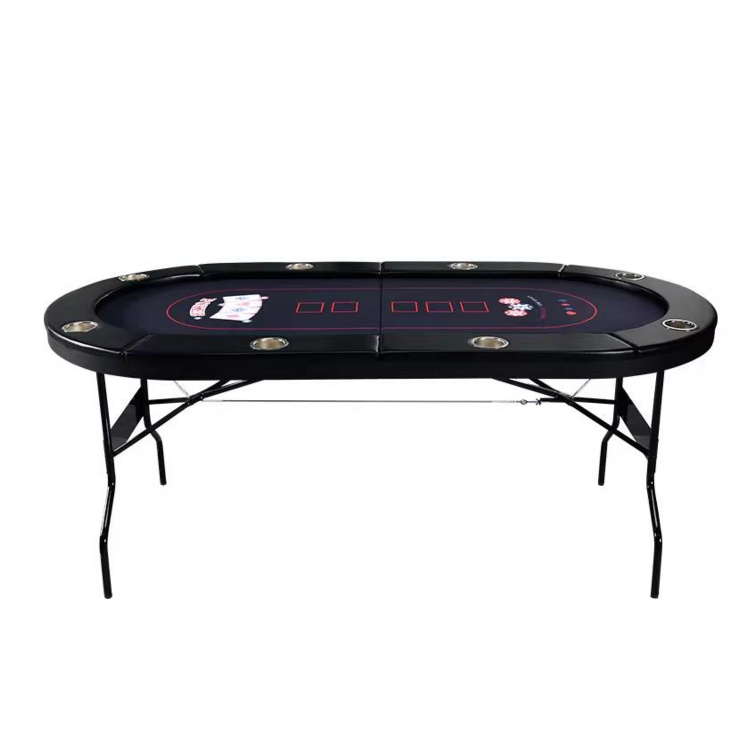 8-Player Foldable Poker Table-Uxuan Sports