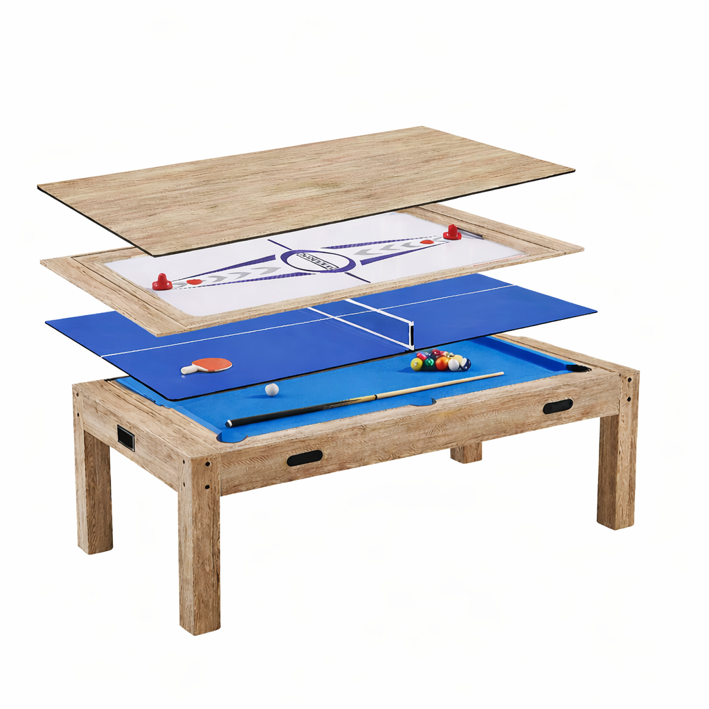 7FT 4IN1 Convertible Pool Table - Uxuan Sports