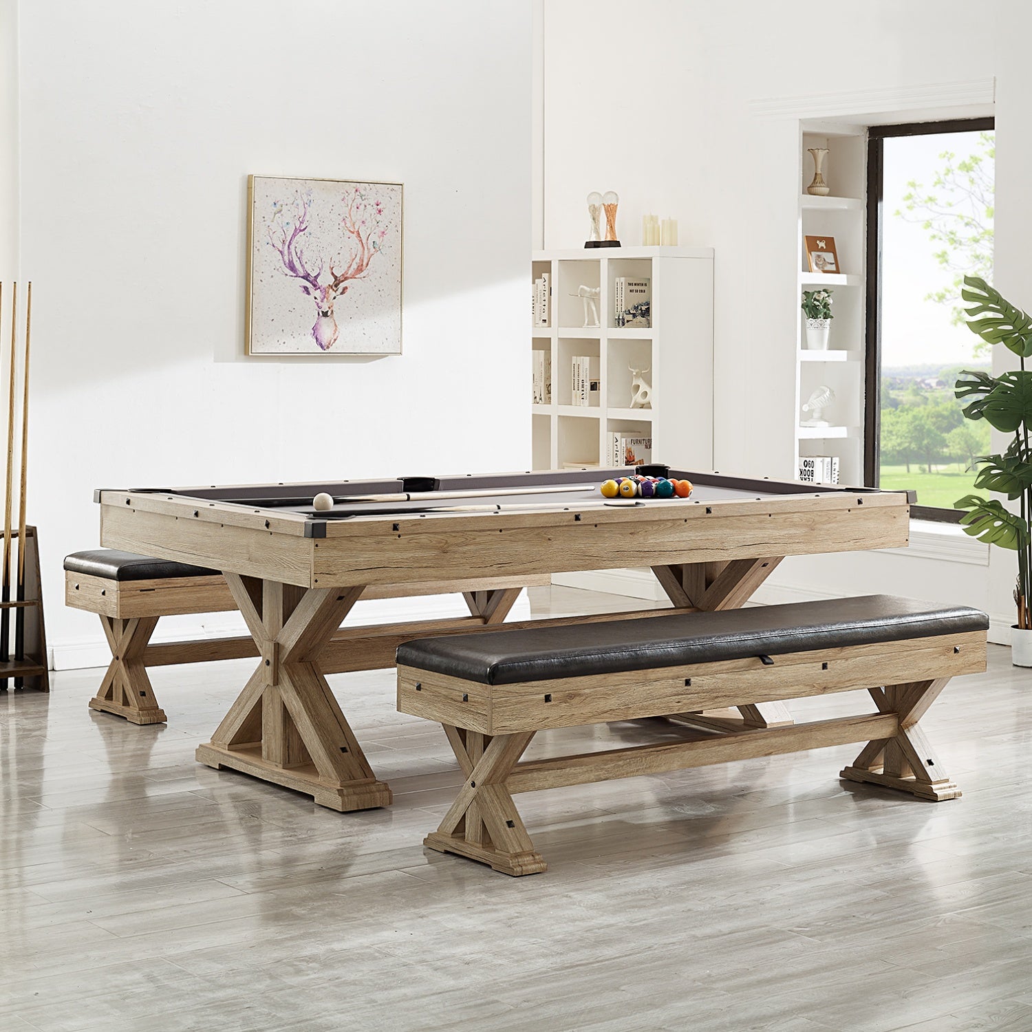 Ashdale Dining Pool Table - 7FT 3IN1