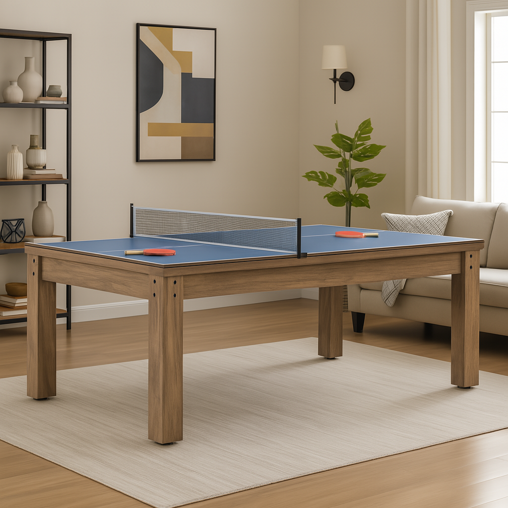 Austin Dining Pool Table-6.5FT 3IN1 -Black Felt