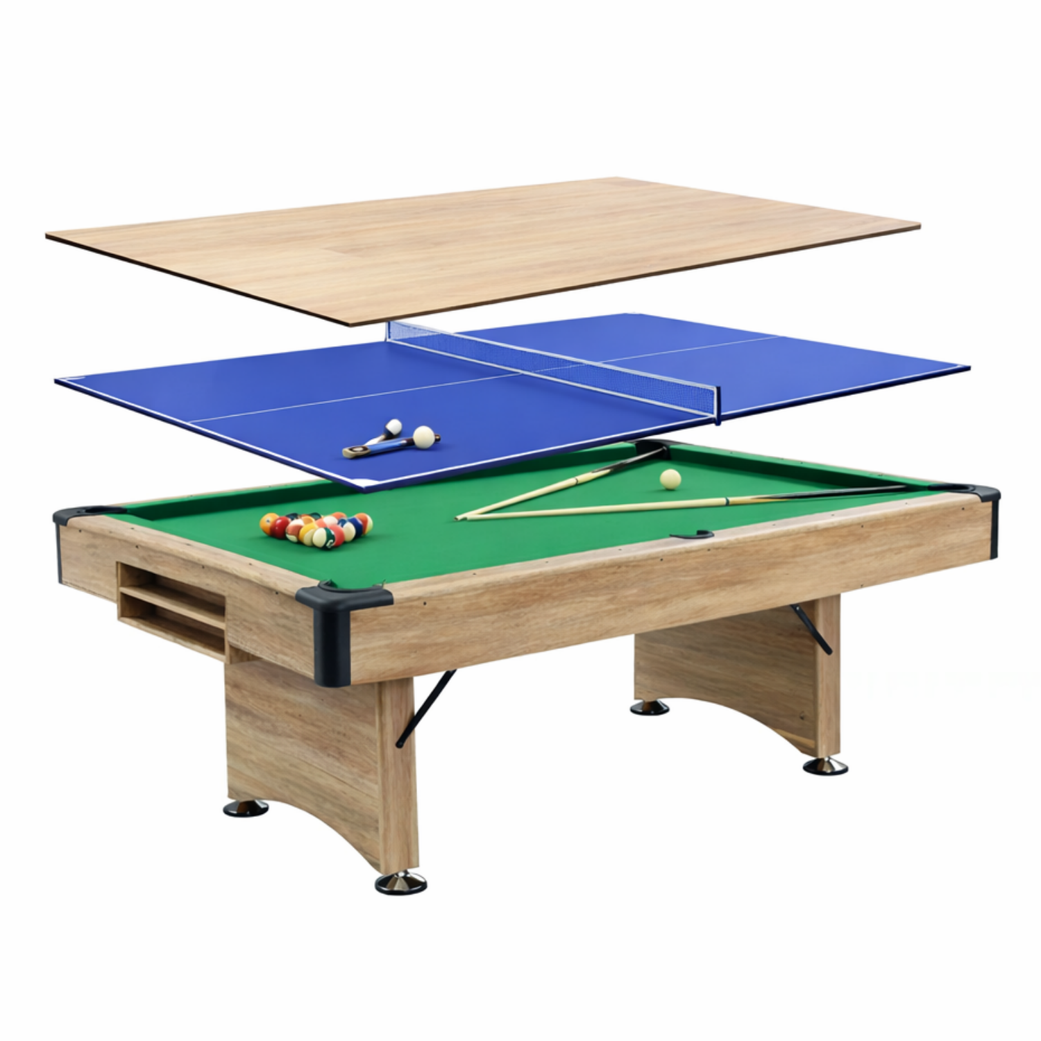 Bosco 8FT Dining Pool Table-3 IN 1 Foldable |No Assembly Required