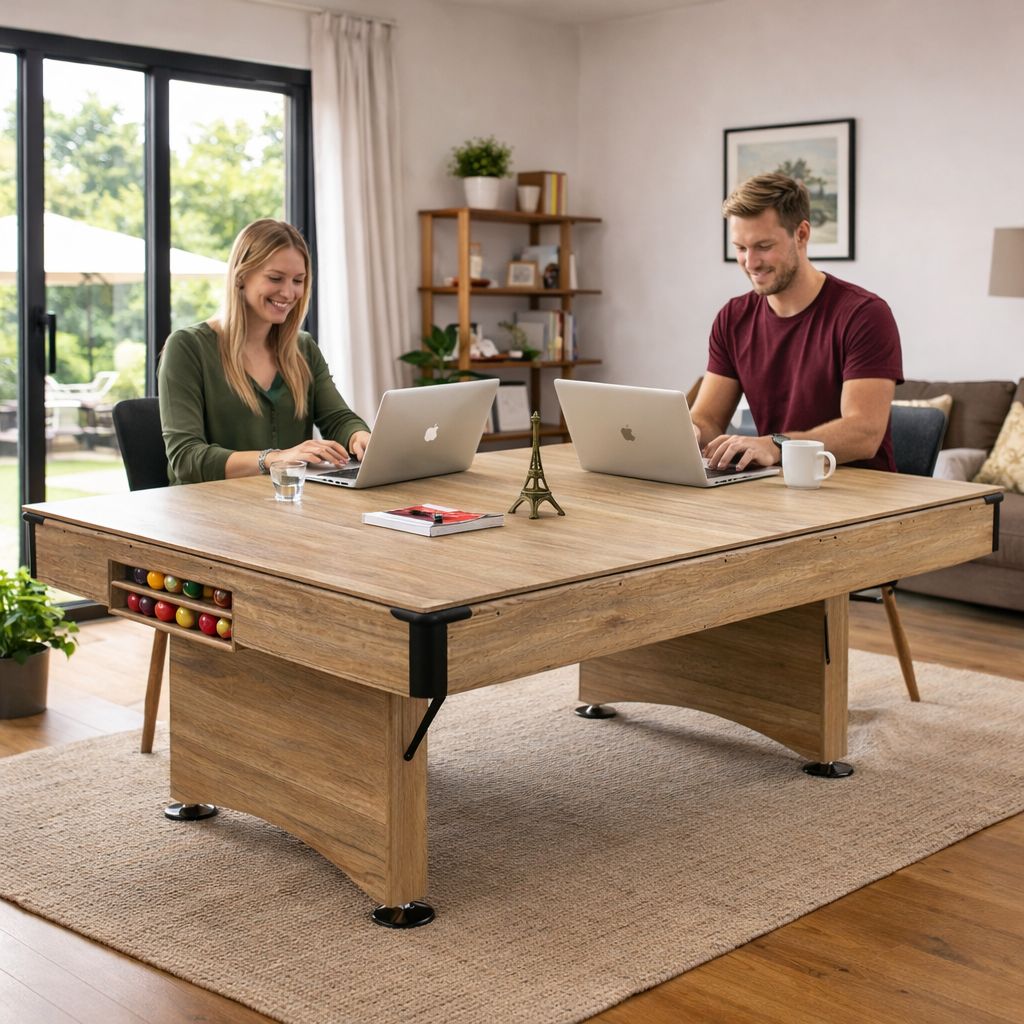 Bosco 8FT Dining Pool Table-3 IN 1 Foldable |No Assembly Required