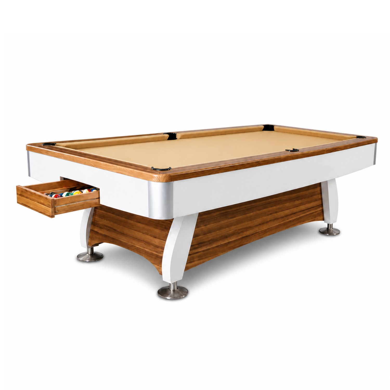 CL-G012 9FT Slate Pool Table | Commercial 9-Ball Pool Table – Custom Made