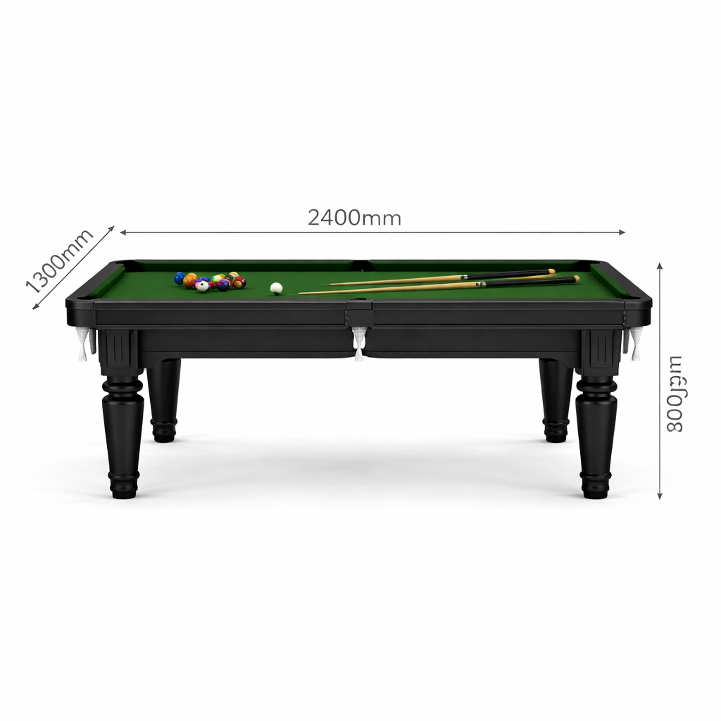Waverley Slate Pool Table - 7FT Solid Wood Billiard/Green