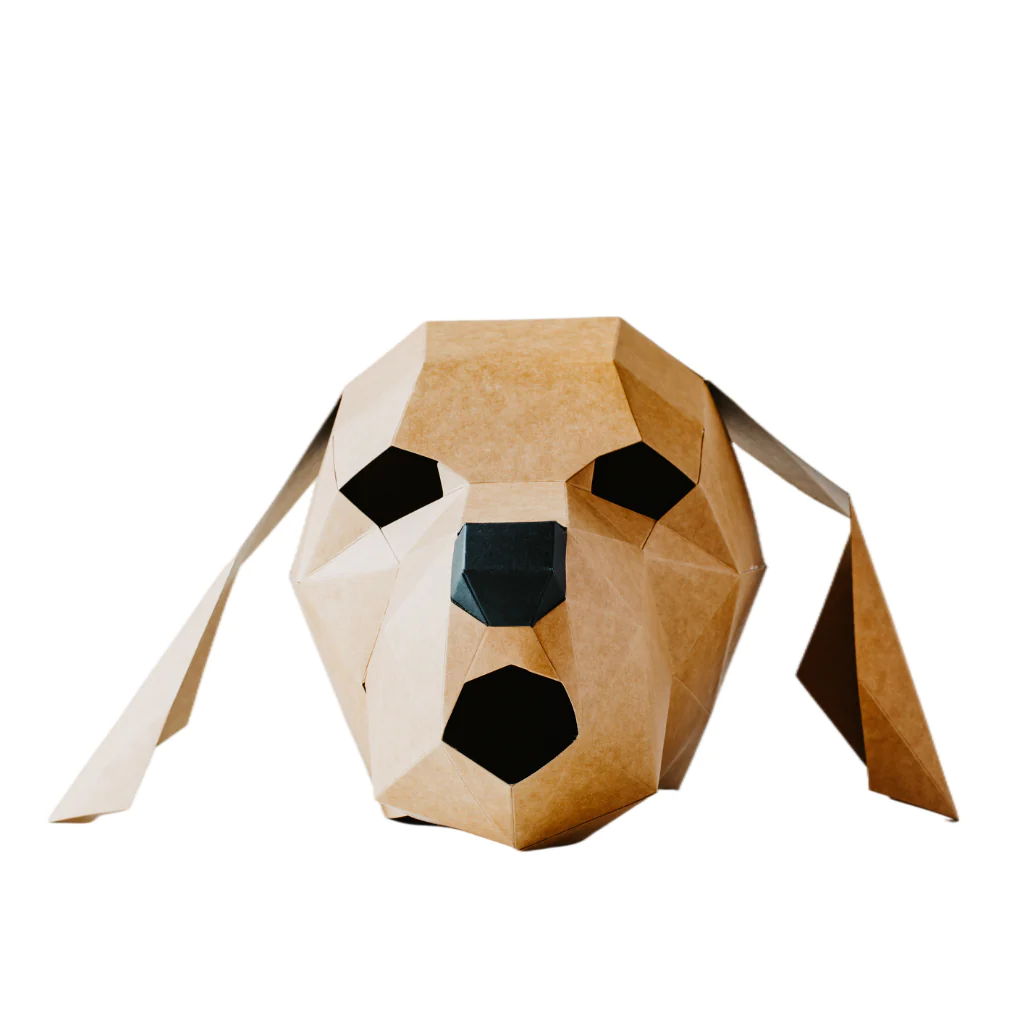 Cardboard Labrador Mask