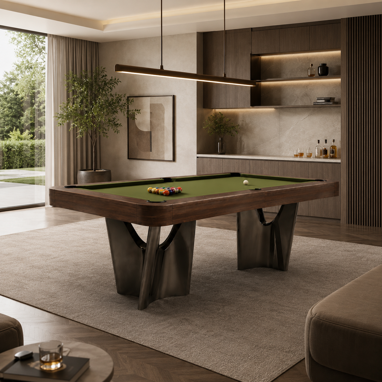 Como Luxury Slate Pool Table - Custom Made