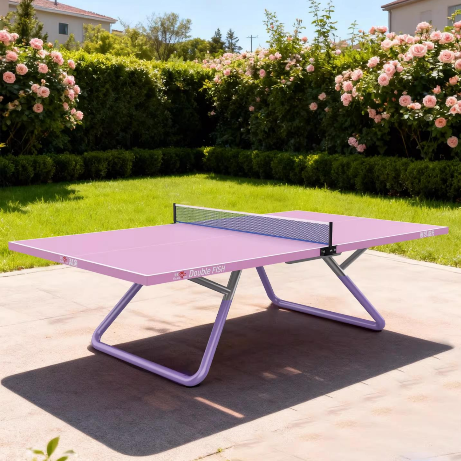 Double Fish Sunshine Outdoor Table Tennis Table