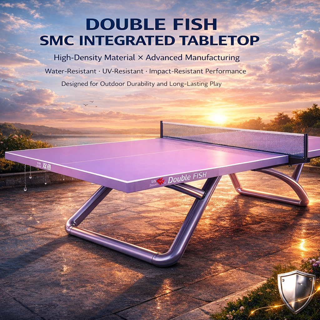 Double Fish Sunshine Outdoor Table Tennis Table