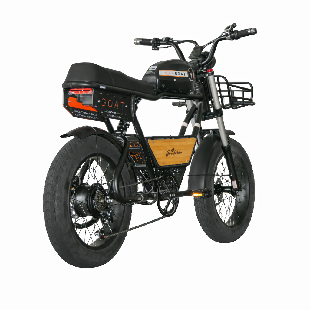 GOAT X5 Electric Bike – 52V 20Ah Long Range Fat Tyre E-Bike