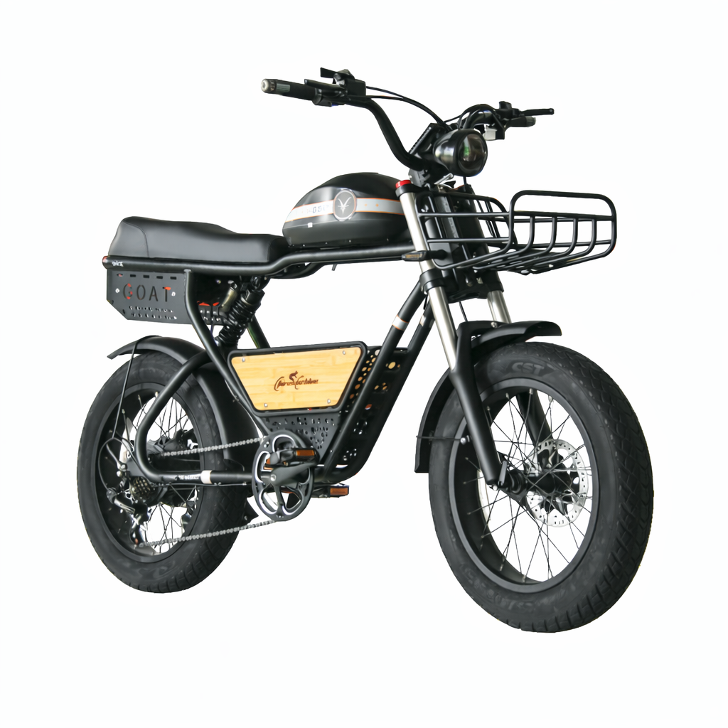 GOAT X5 Electric Bike – 52V 20Ah Long Range Fat Tyre E-Bike