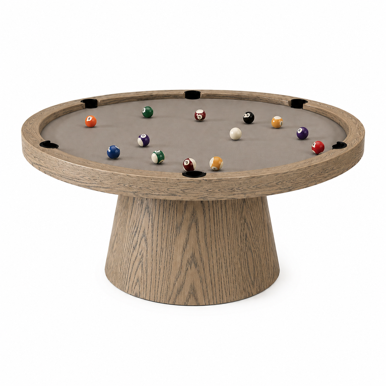 Halo Luxury Round Slate Pool Table - Custom Made