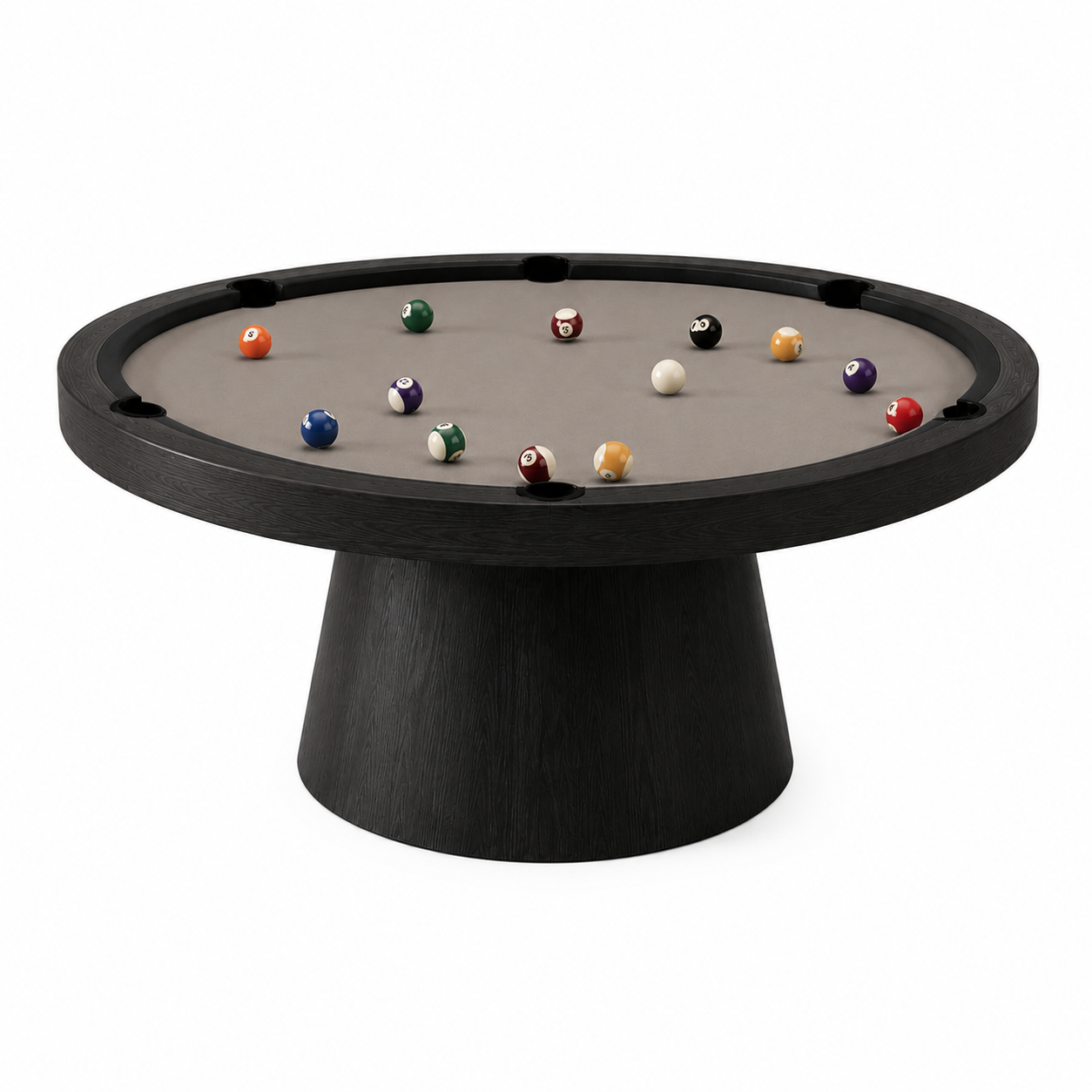Halo Luxury Round Slate Pool Table - Custom Made