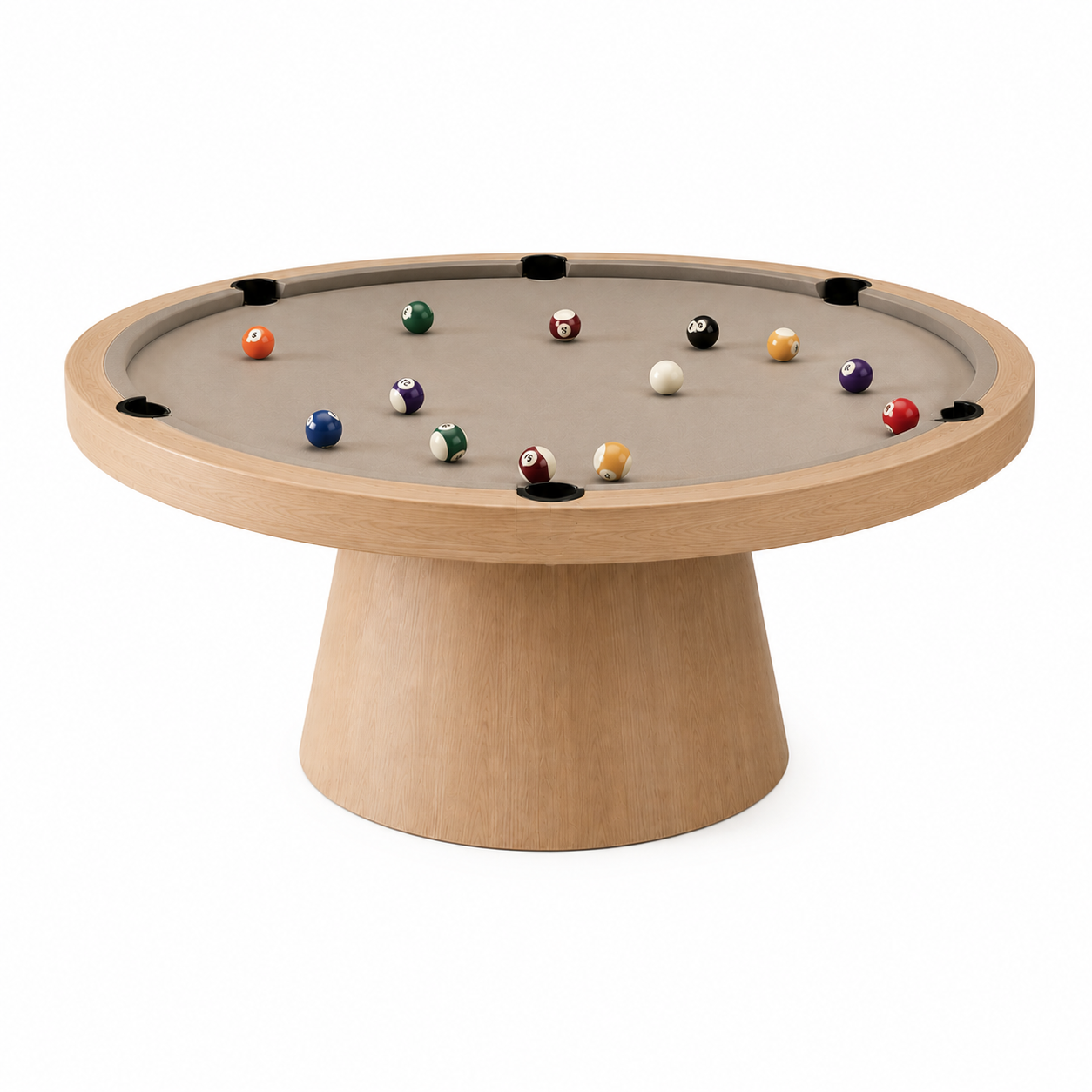 Halo Luxury Round Slate Pool Table - Custom Made