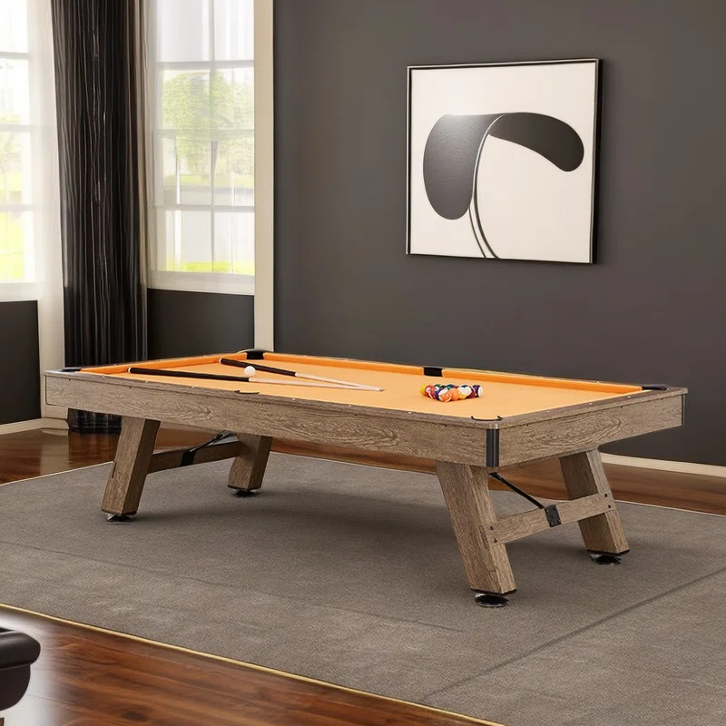 Hepburn Dining Pool Table-8FT 3IN1-Orange